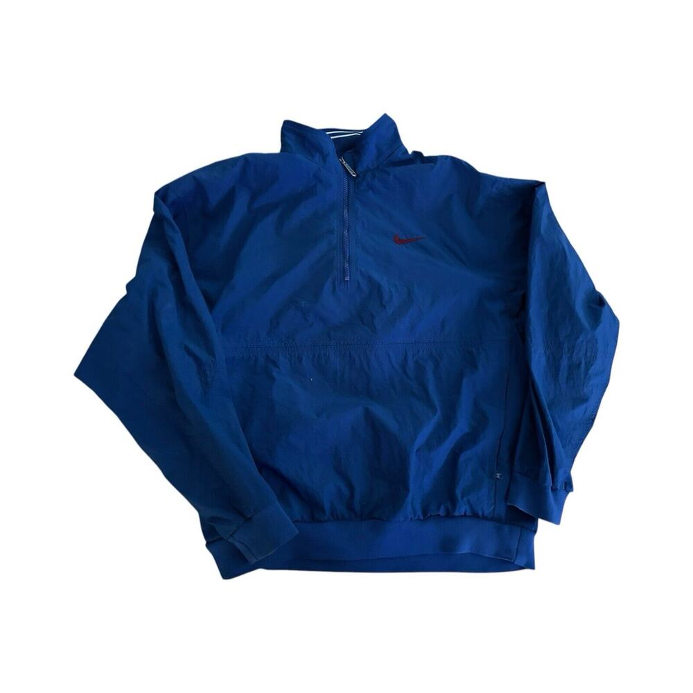 Vintage 90s Nike Spellout Windbreaker Pullover Jacket Size‎ XL